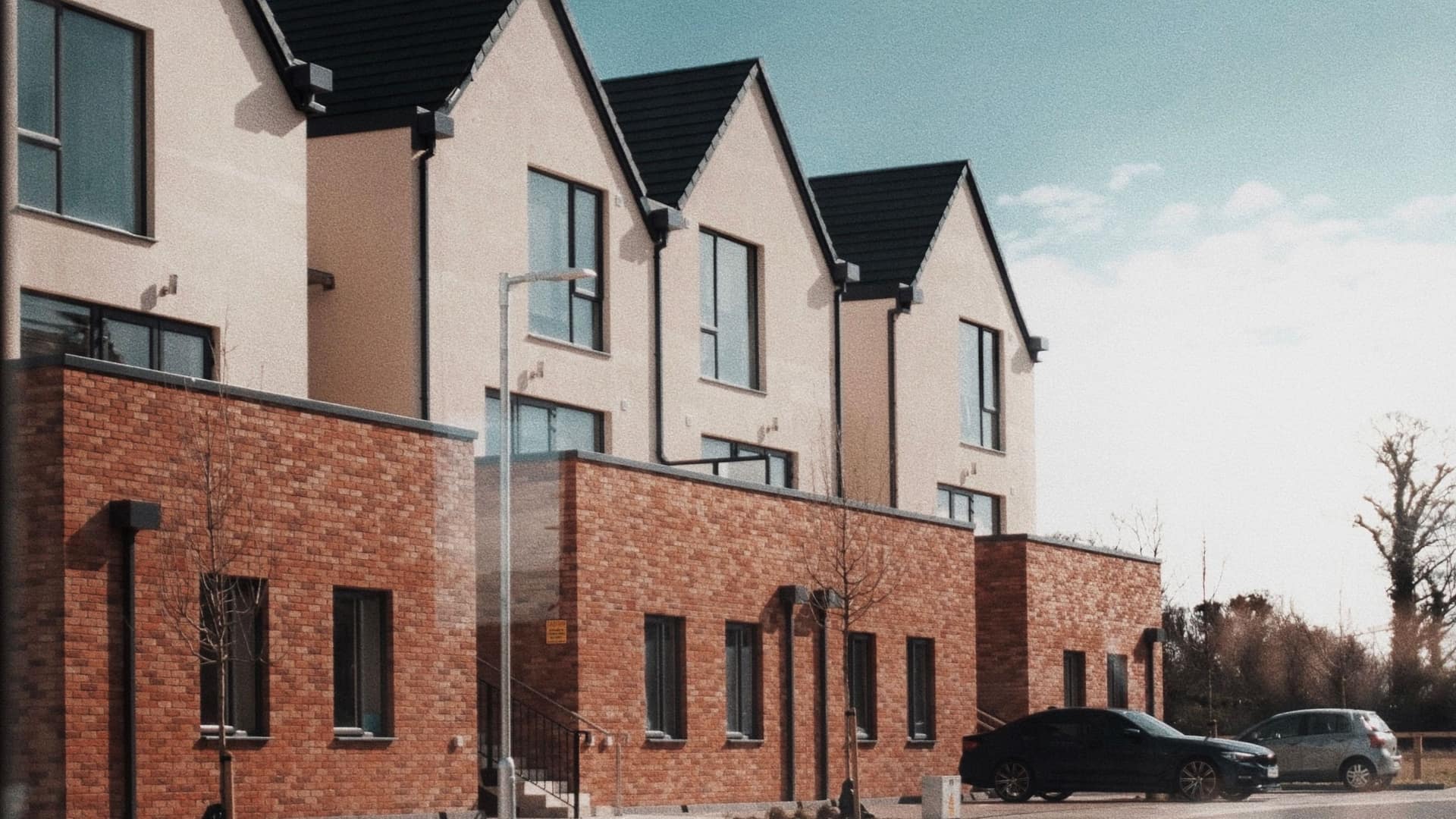 New-build townhouses, illustrative