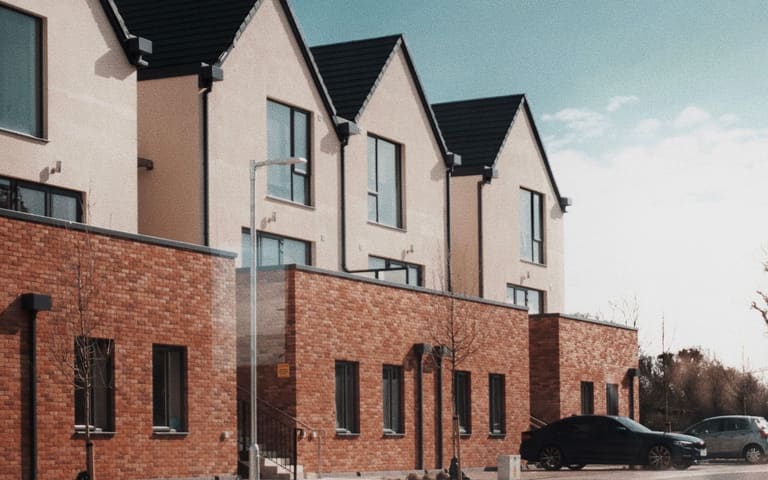 New-build townhouses, illustrative